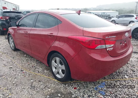 2013 Hyundai Elantra Gls from USA, damaged, VIN KMHDH4AE0DU777218